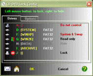 CDDVD Lock screenshot